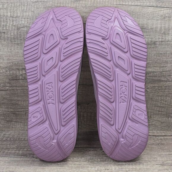Hoka One U Ora Recovery Slide 3 Men’s Sz 12 Women's Sz 14 Pale Mauve Sandals NEW - Picture 7 of 9